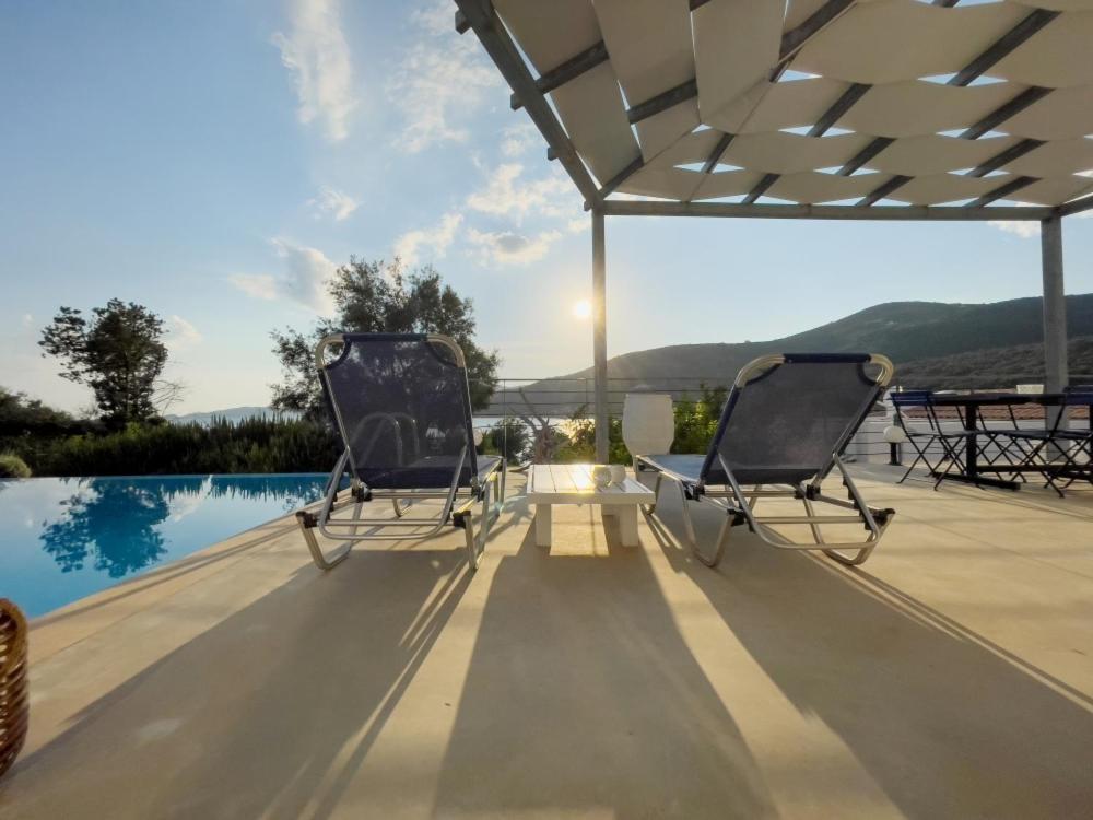 Zidanos Luxurious Sea Front Villa Marandokhórion Eksteriør billede