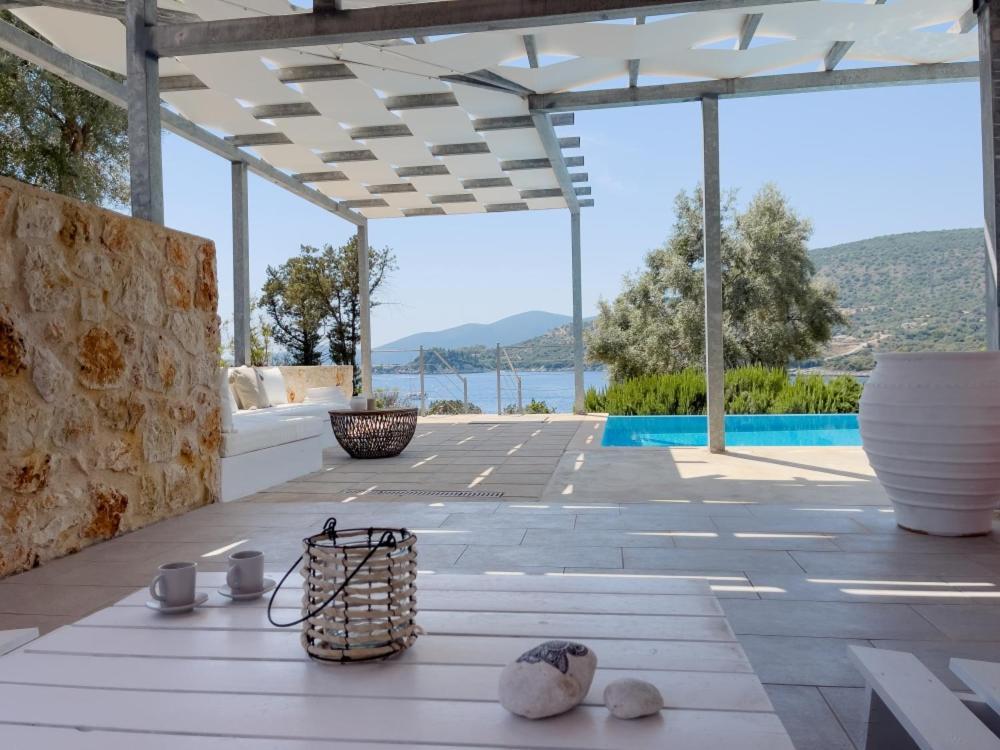 Zidanos Luxurious Sea Front Villa Marandokhórion Eksteriør billede