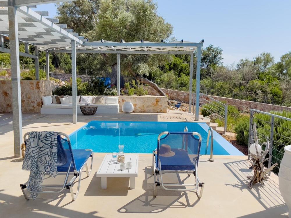 Zidanos Luxurious Sea Front Villa Marandokhórion Eksteriør billede