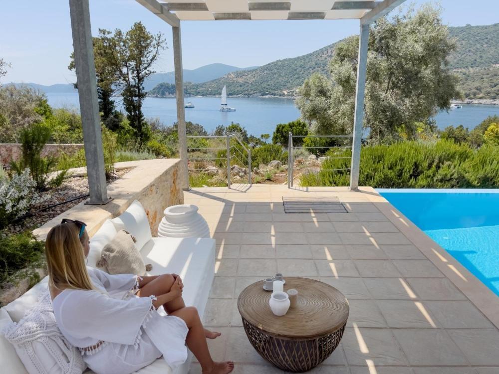 Zidanos Luxurious Sea Front Villa Marandokhórion Eksteriør billede