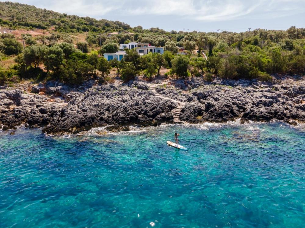 Zidanos Luxurious Sea Front Villa Marandokhórion Eksteriør billede